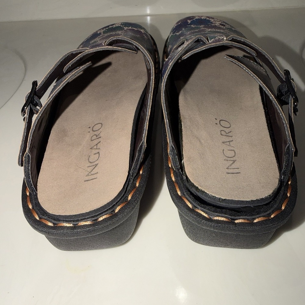 Ingaro Happy Nursing Shoes Slides Clogs Size 8.5 Women Multicolor Slip Resistant - Picture 6 of 9